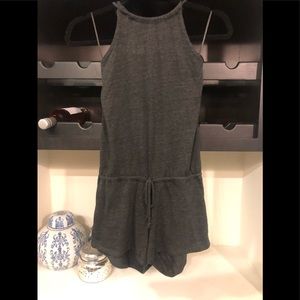 CHASER gray cotton romper S